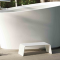 Victoria + Albert QuarryCast Bath Step - Matte White K-ST-SM