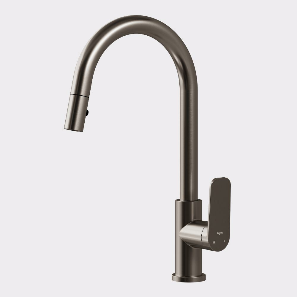 Argent Pace 2.0 Kitchen Mixer Pull Out Spray - Gun Metal LF K033890