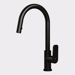 Argent Pace 2.0 Kitchen Mixer with Pull Out Spray - Matte Black LF K033895