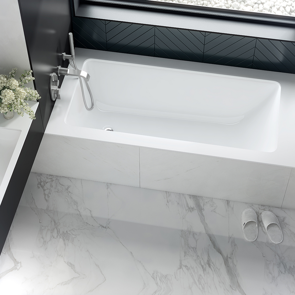 Victoria + Albert Kaldera 4 1500 Built-In Bath - Gloss White KAL4-N-SW-NO