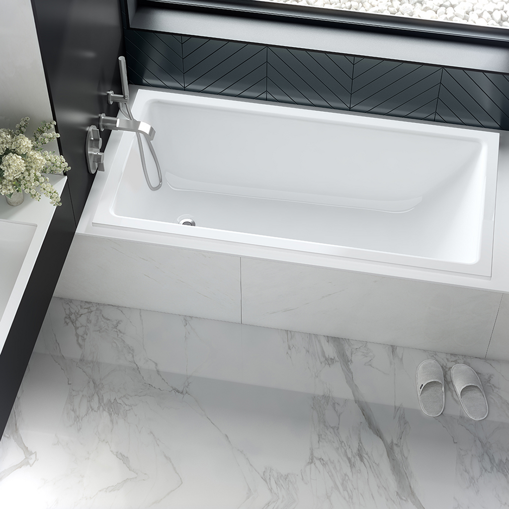 Victoria + Albert Kaldera 4 1500 Built-In Bath - Gloss White KAL4-N-SW-NO
