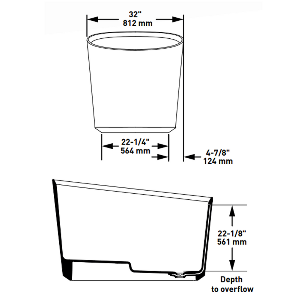 Victoria + Albert Kerid 1350 Quarrycast Freestanding Bath - Matte White KERM-N-SM-NO
