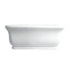 Turner Hastings Kirkham 1600 TitanCast Solid Surface Freestanding Bath without Overflow - Gloss White - KI1600TCB-GW