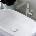 Victoria + Albert Kit 25 Universal Basin Waste - Quarrycast White - K-25-SW