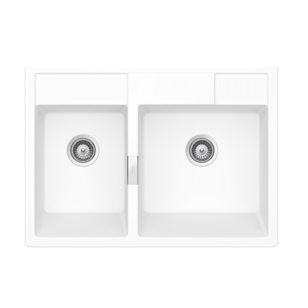 Abey Schock Kallio M-175 1 & 3/4 Bowl Sink 1TH - Day - KM-175D