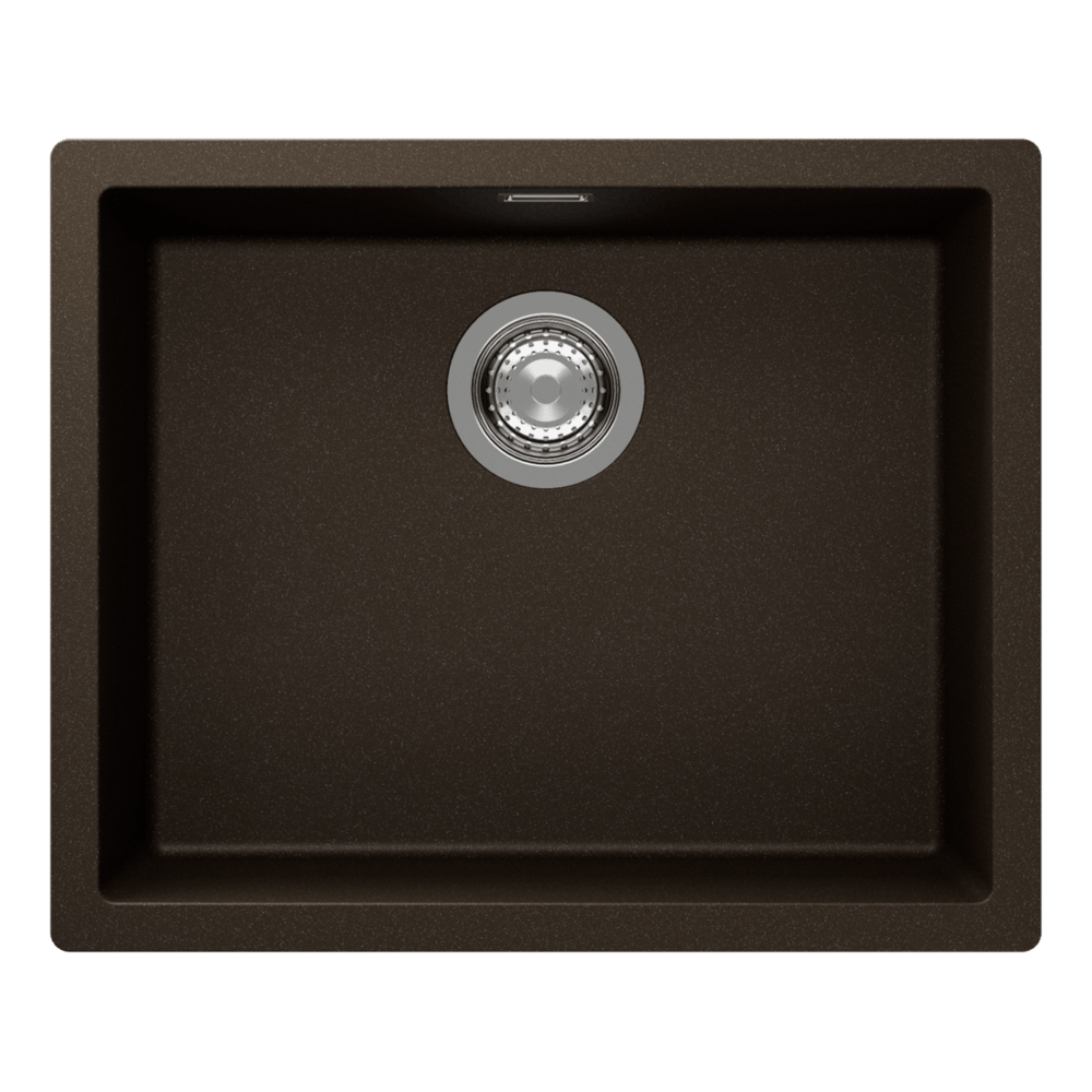 Abey SCHOCK Kaia Large Topmount-Undermount Single Bowl Sink - Bronze - KS-100LBZ