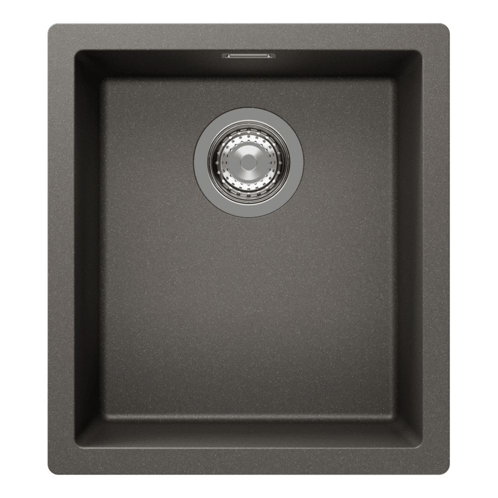 Abey SCHOCK Kaia Small Topmount-Undermount Single Bowl Sink - Stone - KS-100SS