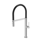 Abey 304 Stainless Steel Chef Kitchen Mixer with Dual Spray Magnetic Pull Down - Brushed Stainless Steel KTA019-BR