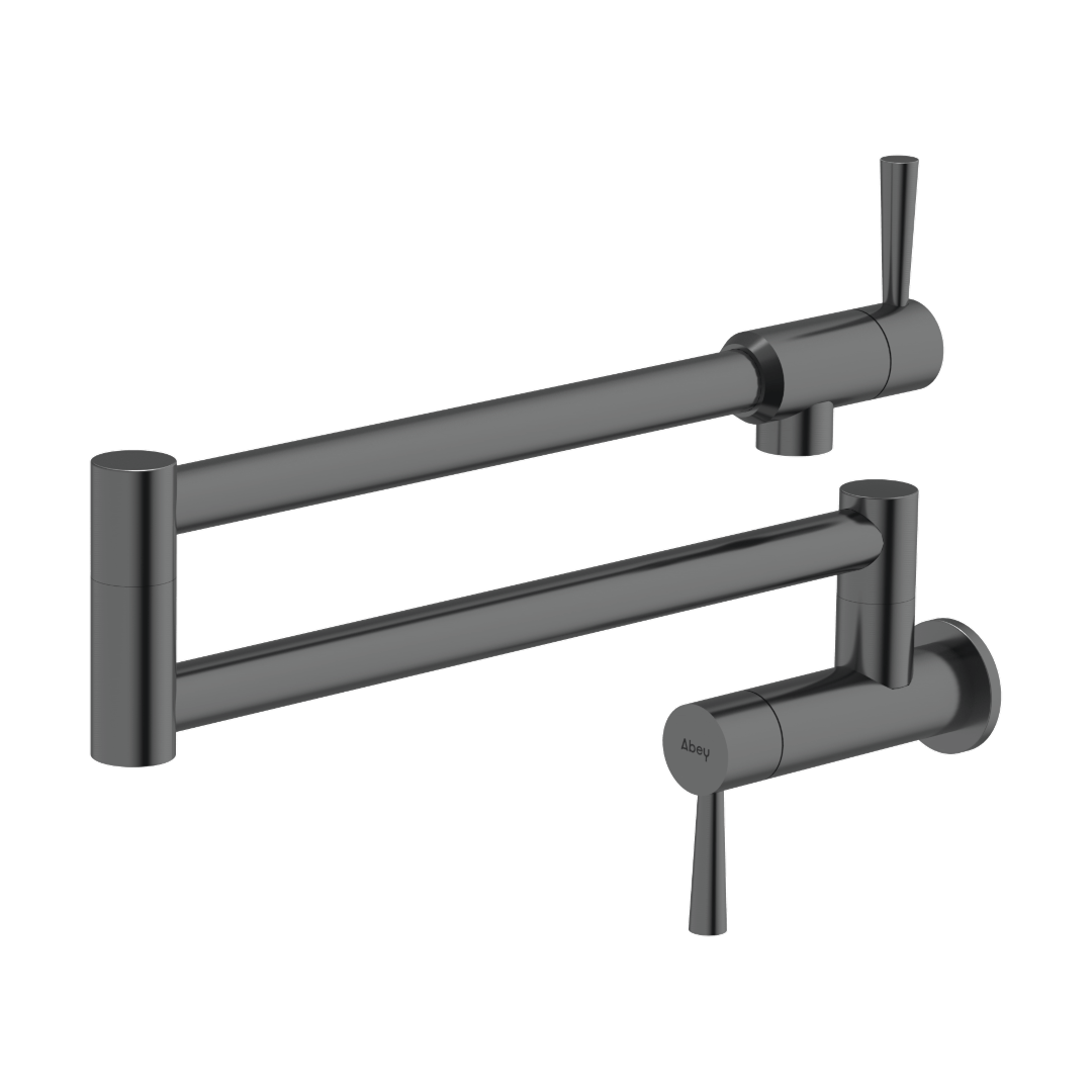 Abey Stainless Steel Pot Filler Tap - Black Pearl KTA043-BP