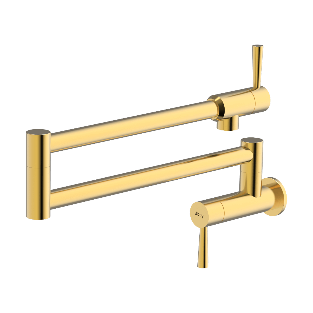 Abey Stainless Steel Pot Filler Tap - Eureka Gold KTA043-G