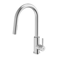Gareth Ashton 304 Gooseneck Pull Out Sink Mixer - Brushed Steel - KTA045-BR