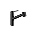 KWC Luna-E Pull Out Spray - Matte Black - 10.441.033.176