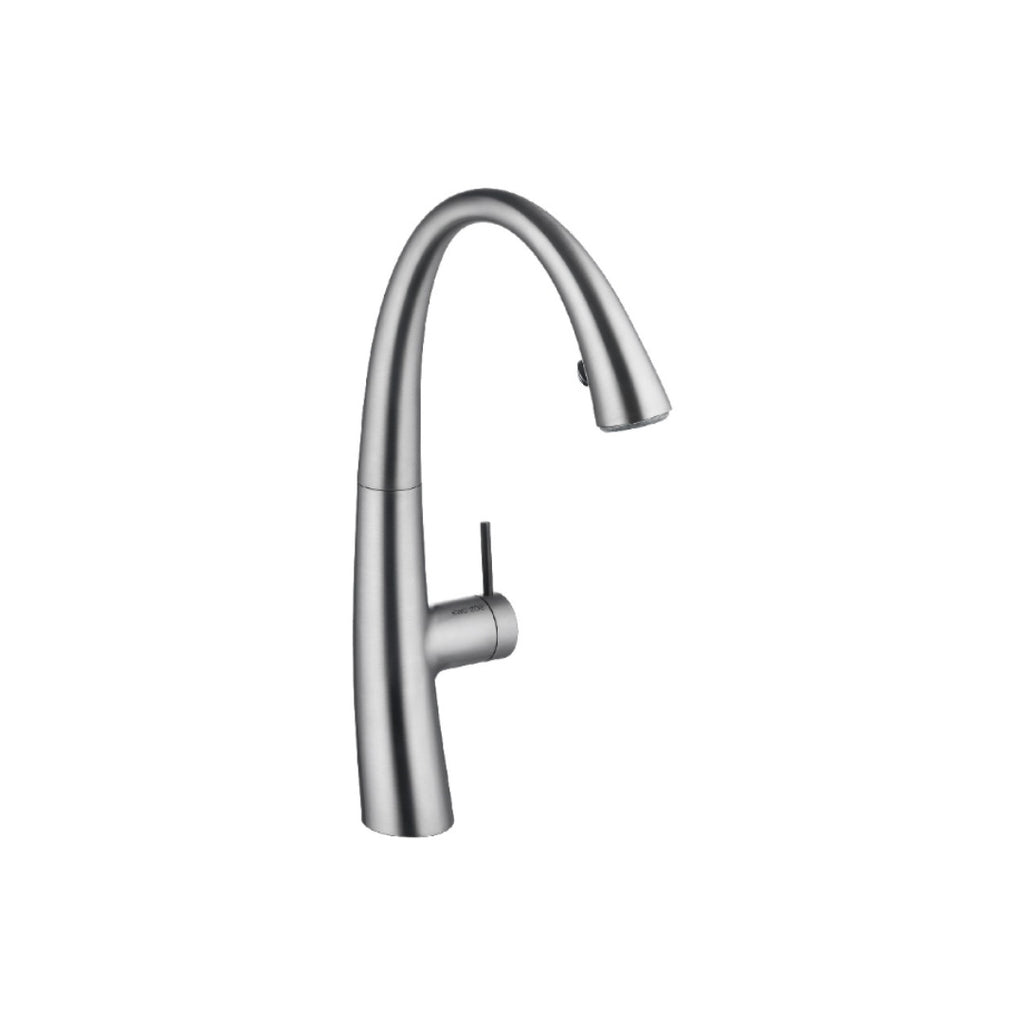 KWC Zoe Pull Out Sink Mixer with Light - Stainless Steel - 10.201.122.127