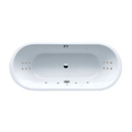 Kaldewei Classic Duo Oval 1700mm Built in Spa Bath w/20jet Hydrotherapy System - Gloss Alpine White