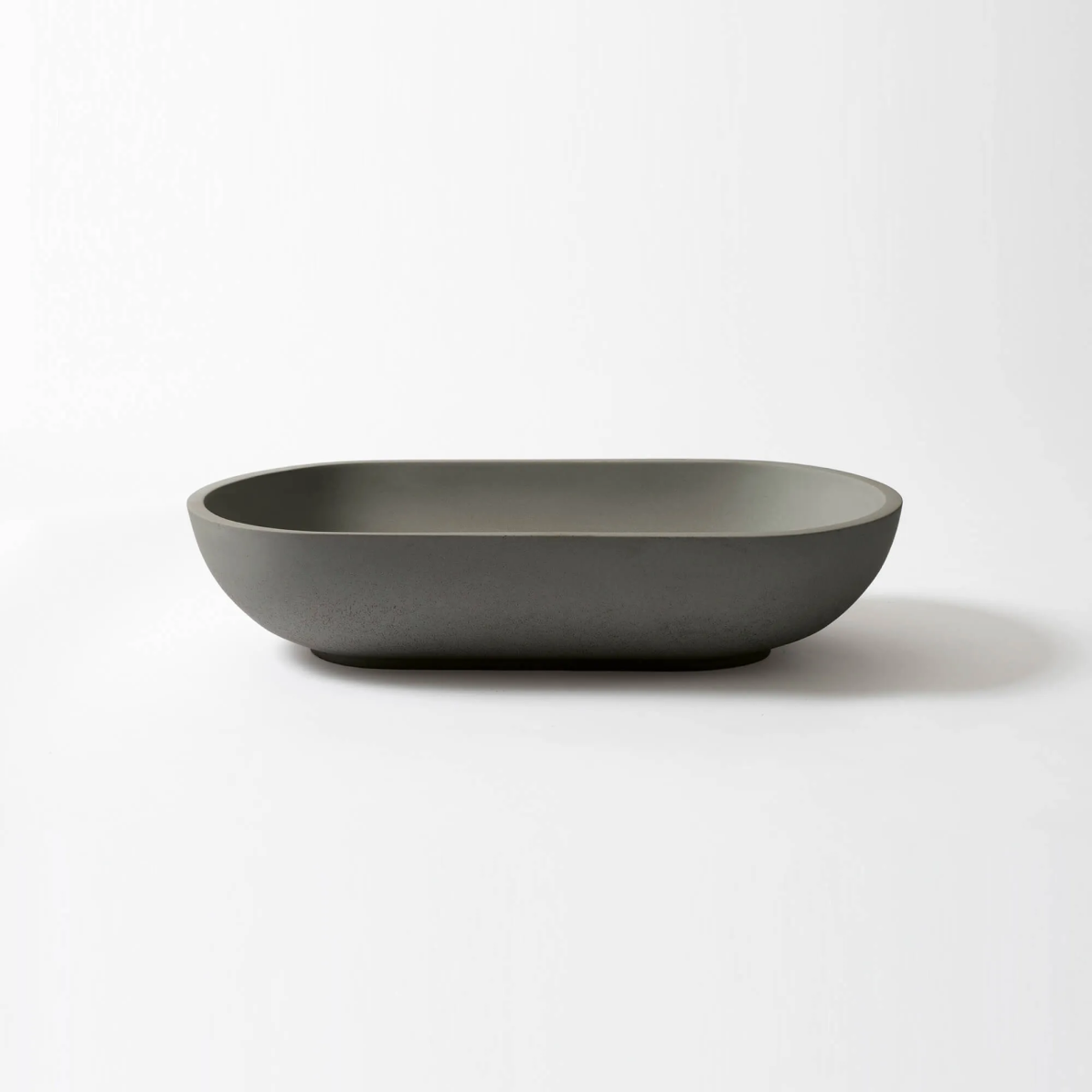 Concrete Studio Kaarla Vessel Oval Basin - Dark Grey - KA-VDark Grey