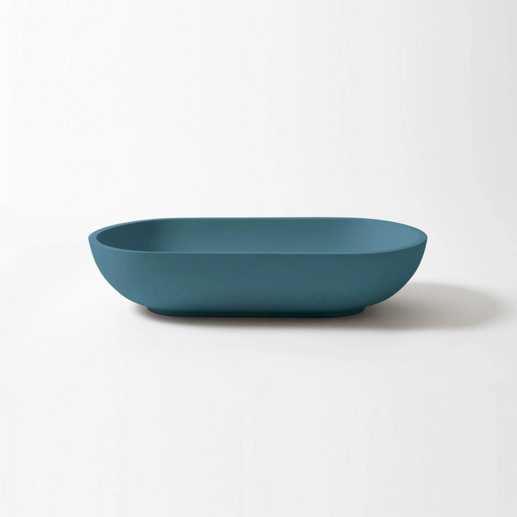 Concrete Studio Kaarla Vessel Oval Basin - Ocean - KA-VOcean
