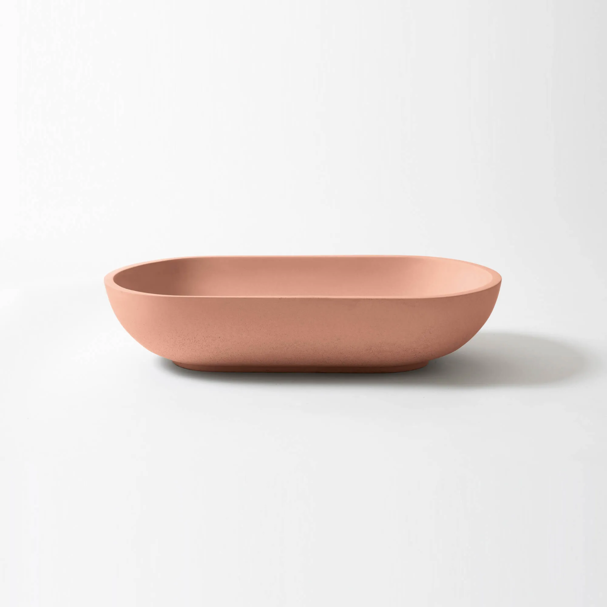 Concrete Studio Kaarla Vessel Oval Basin - Rose - KA-VRose