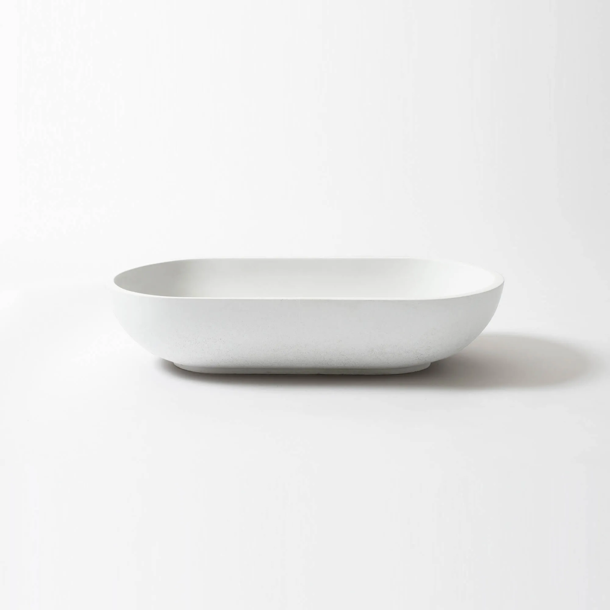 Concrete Studio Kaarla Vessel Oval Basin - White - KA-VWhite