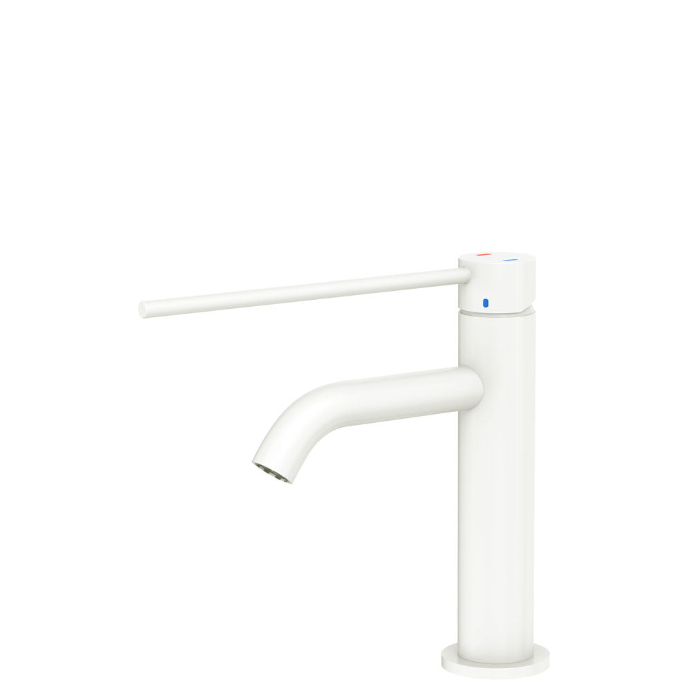Fienza Kaya Care Basin Mixer, Matte White - 228103DMW