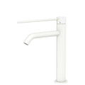 Fienza Kaya Care Medium Basin Mixer, Matte White - 228110DMW
