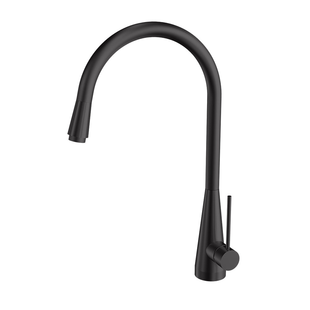 Parisi Ycon Kitchen Mixer with Pull-out Spray - Carbon Satin