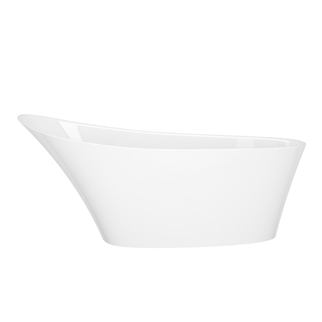 Victoria + Albert Ledro 1670 Freestanding Bath - Gloss White LED-N-SW-IO