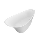 Victoria + Albert 1670 Ledro Freestanding Bath - Matte White LEDM-N-SM-IO