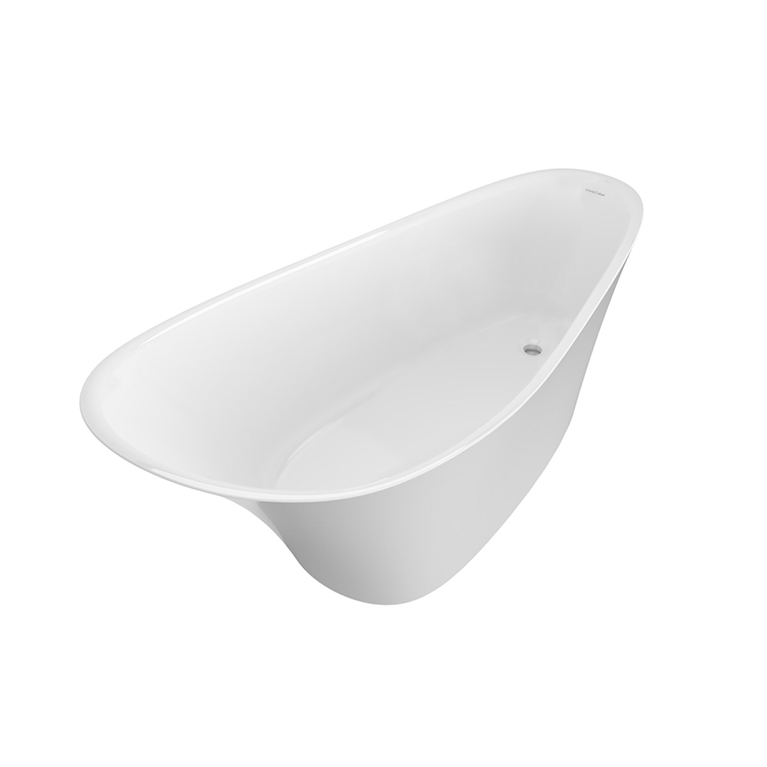 Victoria + Albert 1670 Ledro Freestanding Bath - Matte White LEDM-N-SM-IO