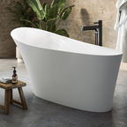 Victoria + Albert 1670 Ledro Freestanding Bath - Matte White LEDM-N-SM-IO