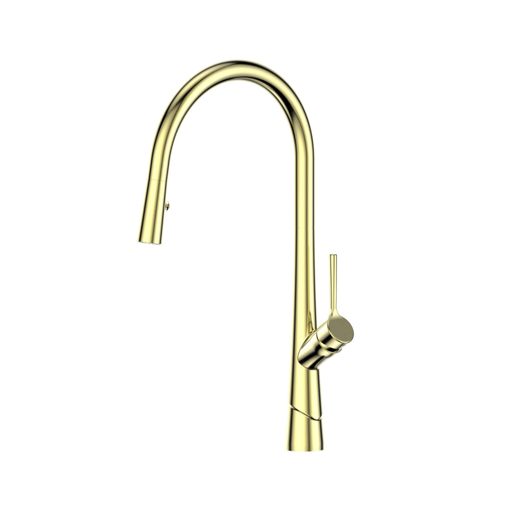 Greens Lustro II Pull-Down Sink Mixer Lead Free - Brushed Brass - LF1950254BB