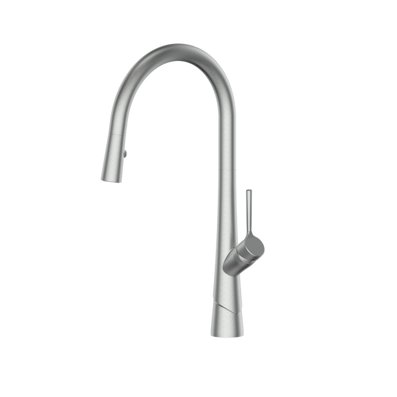 Greens Lustro II Pull-Down Sink Mixer - Brushed Nickel