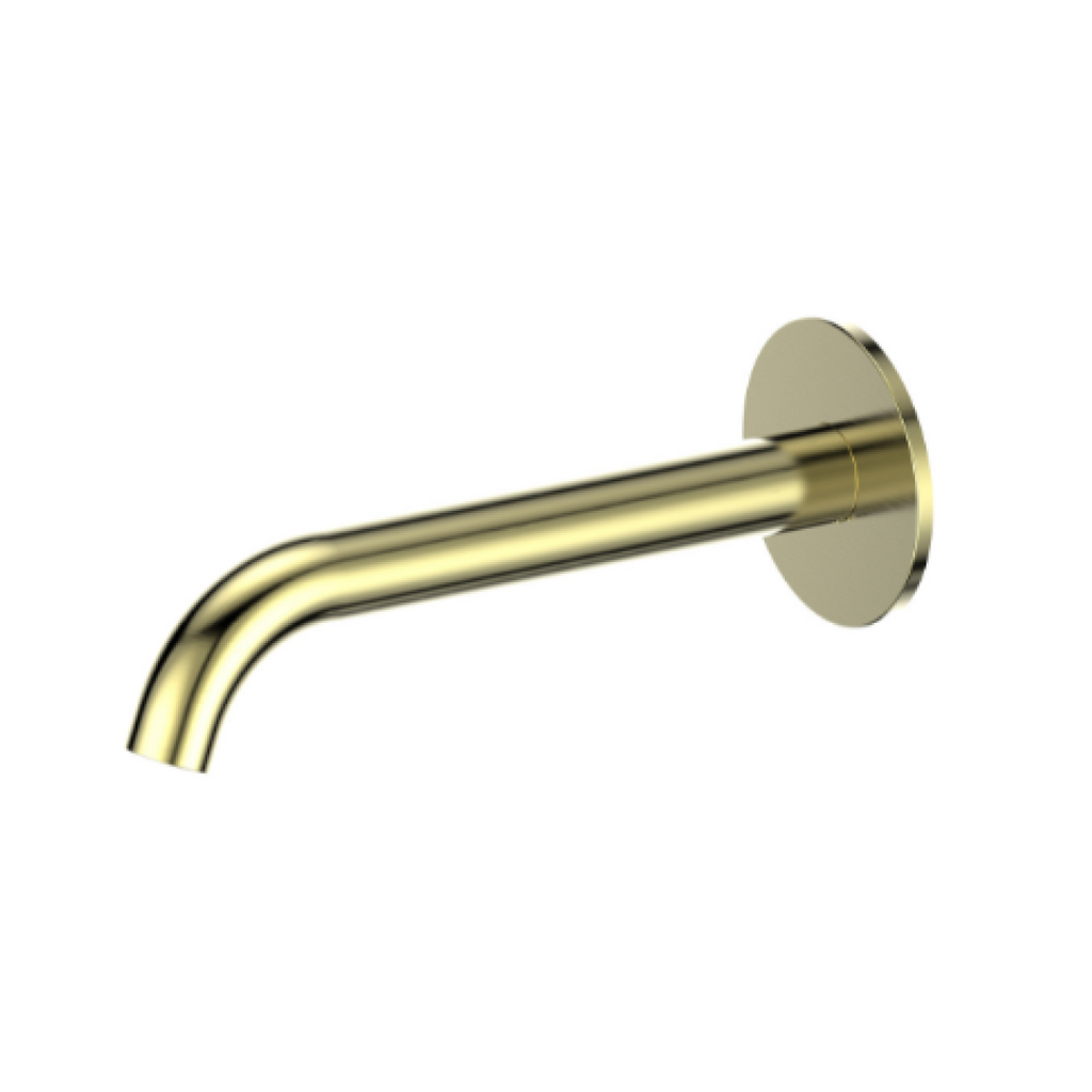 Greens Optima Plus 185mm Bath Spout - LF Brushed Brass - LF2370185BB