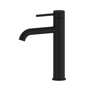 Greens Optima Plus Mid Tower Basin Mixer - LF Matte Black - LF23703555MB