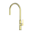 Greens Craft Pull-Down Kitchen Mixer with Chef's Spout - LF Brushed Brass