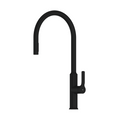 Greens Craft Pull-Down Kitchen Mixer with Chef's Spout - LF Matte Black - LF24803541MB