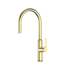 Greens Craft Pull-Down Kitchen Mixer with Kitchen Spout - LF Brushed Brass