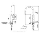 Greens Craft Pull-Down Kitchen Mixer with Prep Spout - LF Matte Black