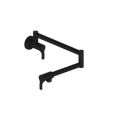 Greens Craft Pot Filler - LF Matte Black - LF248048MB