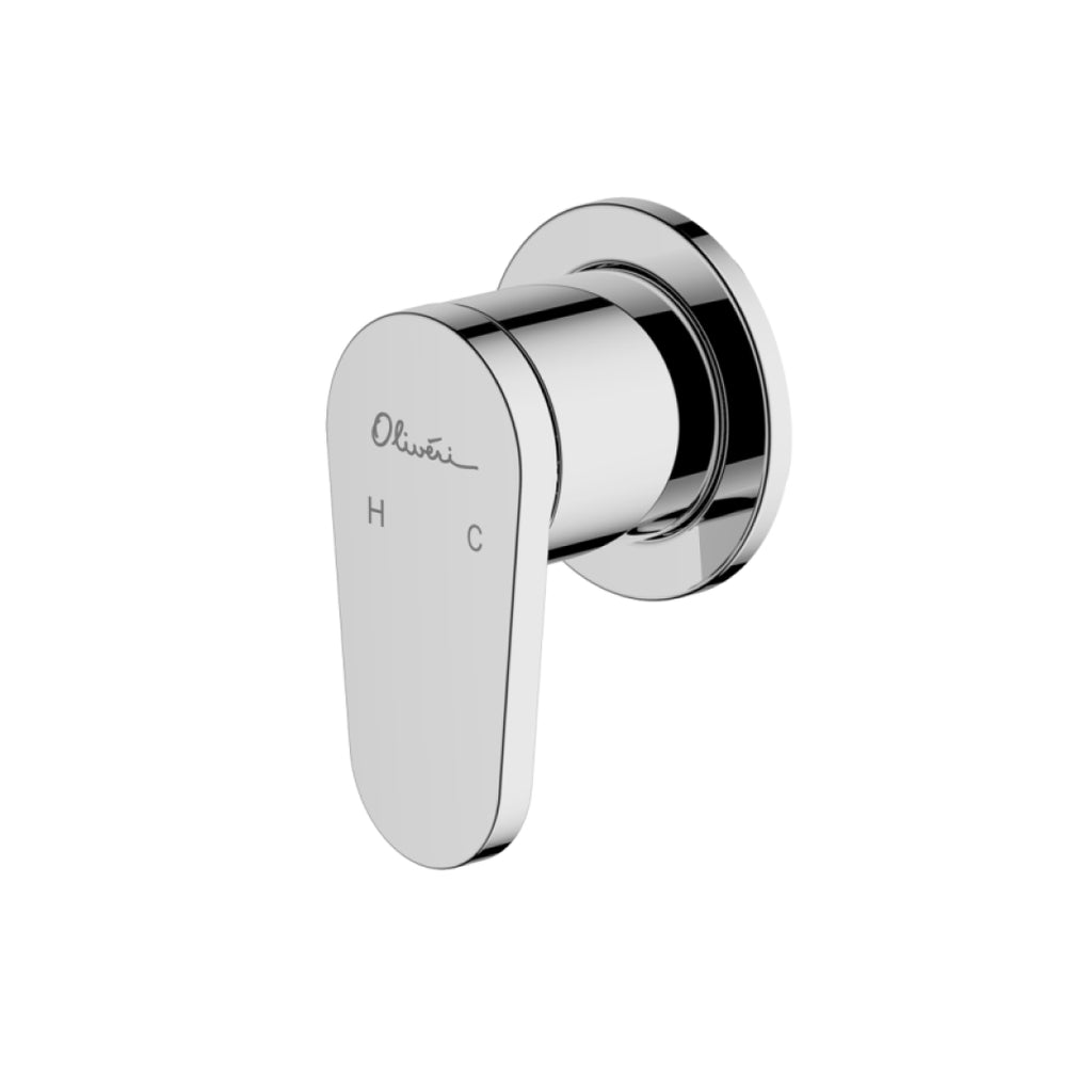 Oliveri London Wall Mixer (Includes In-Wall Body) - LF Chrome - LON097500FCR