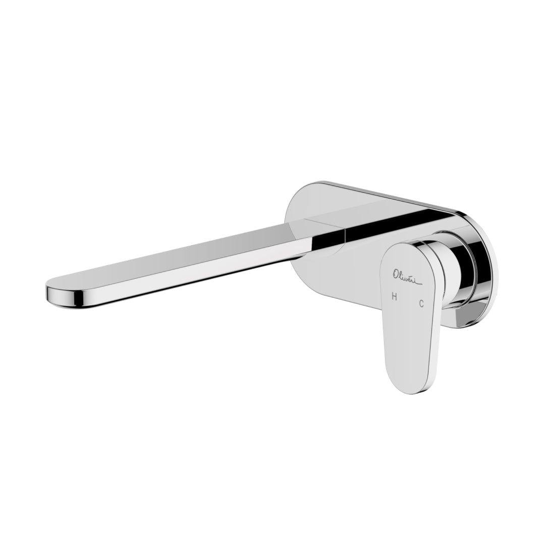 Oliveri London Wall Mixer Set (Includes In-Wall Body) - LF Chrome - LON099500FCR