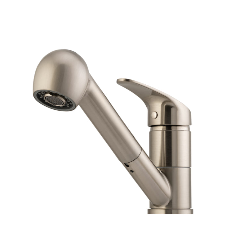 Oliveri London Pull Out Spray Mixer - Brushed Nickel