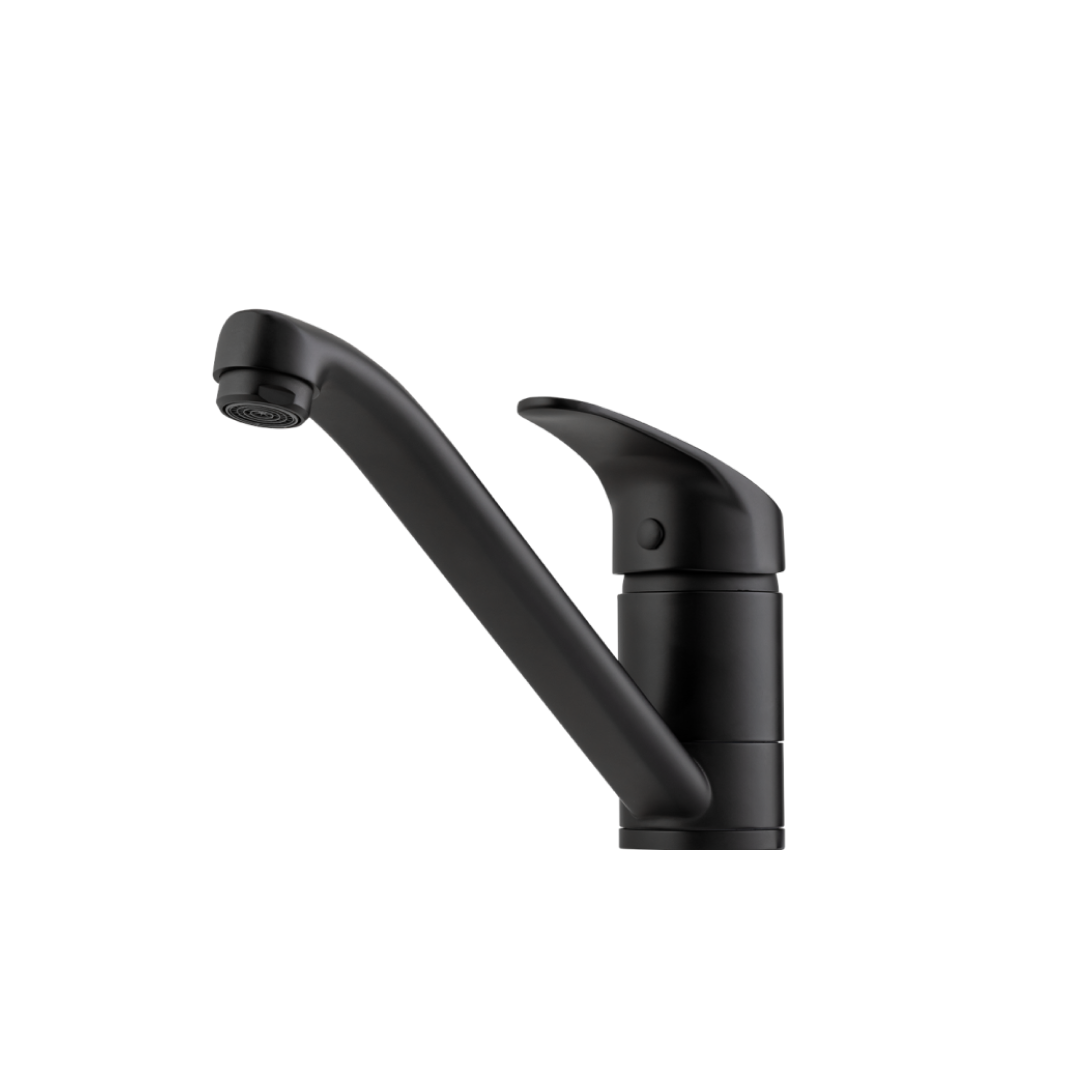 Oliveri London Single Lever Mixer - Matte Black - LON580FMB