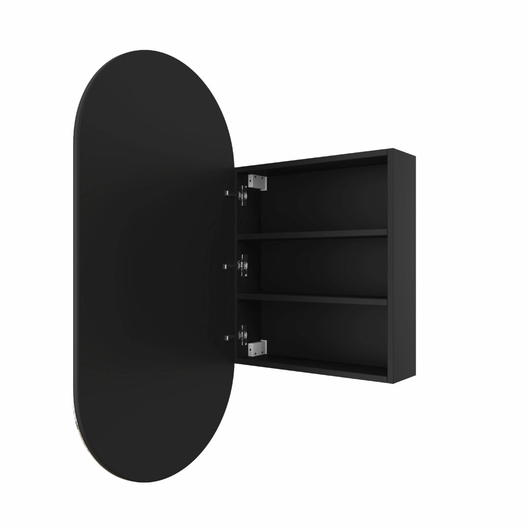 Thermogroup LP5010B Pill Black Mirror Cabinet