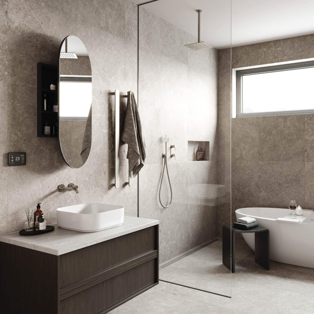 Thermogroup LP5010B Pill Black Mirror Cabinet