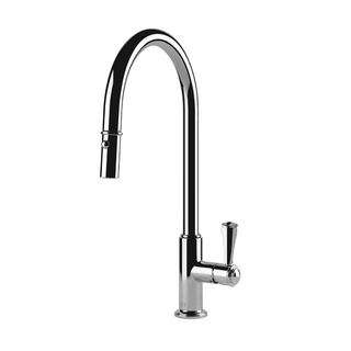 Turner Hastings Pull Out Mixer Tap w/Metal Lever Handle - Chrome - LU113PM-S-CH