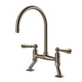 Turner Hastings Ludlow Bridge Mixer Tap w/Metal Lever Handle - Brushed Nickel - LU123BM-S-BB