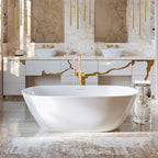 Victoria + Albert Lussari 1700 Freestanding Bath - Gloss White - LU2-N-SW-NO