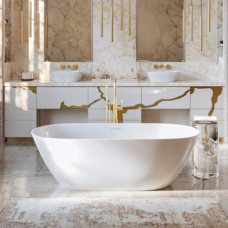 Victoria + Albert Lussari 1700 Freestanding Bath - Gloss White