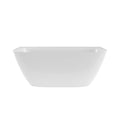 Victoria + Albert Lussari 1600 Back to Wall Bath - Gloss White - LU4-N-SW-NO