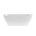 Victoria + Albert Lussari 1700 Back to Wall Bath - Gloss White - LU5-N-SW-NO